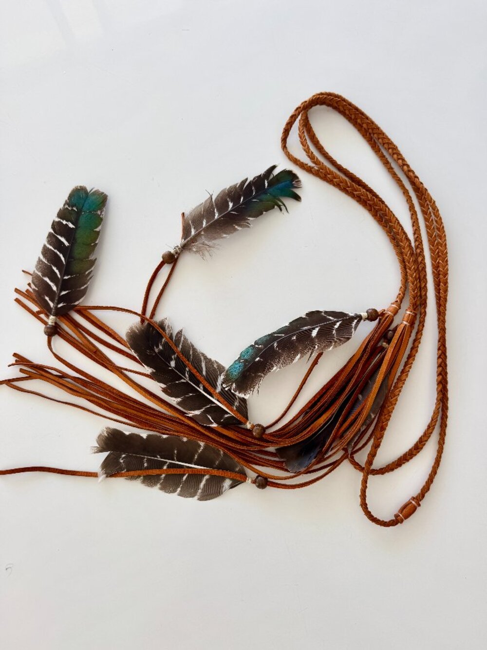 BURNING MAN / FESTIVAL FEATHER BELT AND HEADBAND